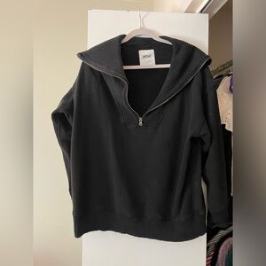 Aerie Half Zip Sz Small in Black